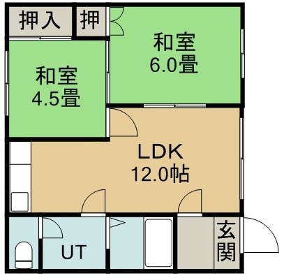 ハイツベルピア　202号室賃貸物件_間取図