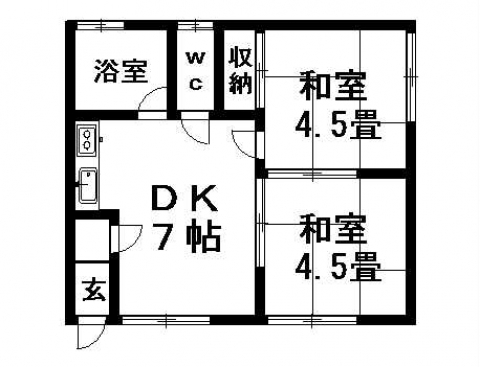  清和ハウスの間取写真