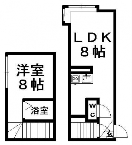  ソニア清田の間取写真