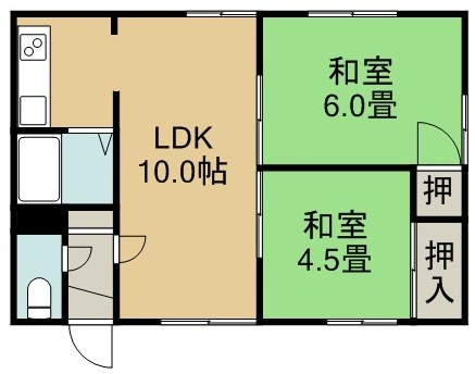  森林ハイツの間取写真