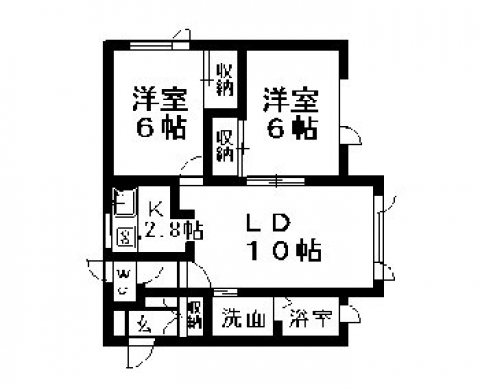 スプリングヒルズ　203号室賃貸物件_間取図