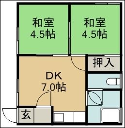 清和ハウス　102号室賃貸物件_間取図