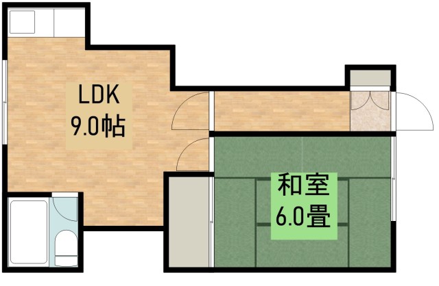  大兼アパートの間取写真